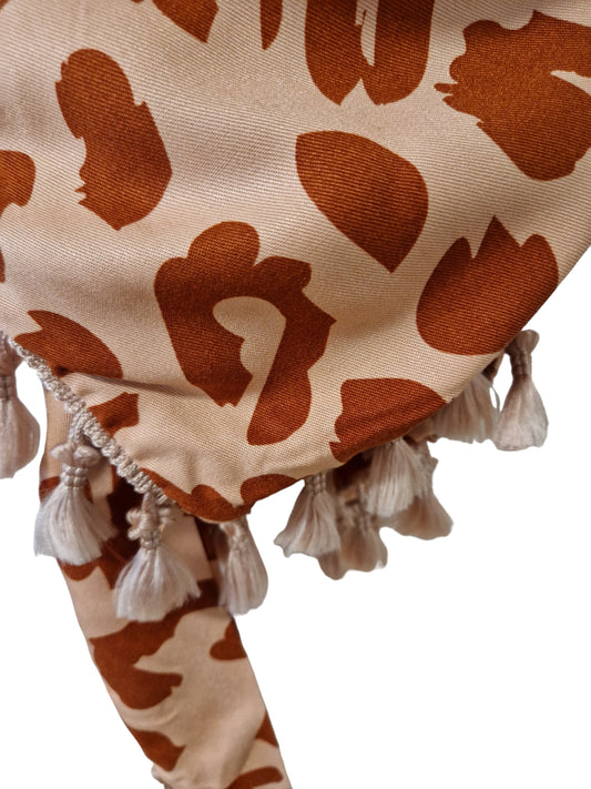 Dreieckstuch Leo Terra/Rosé