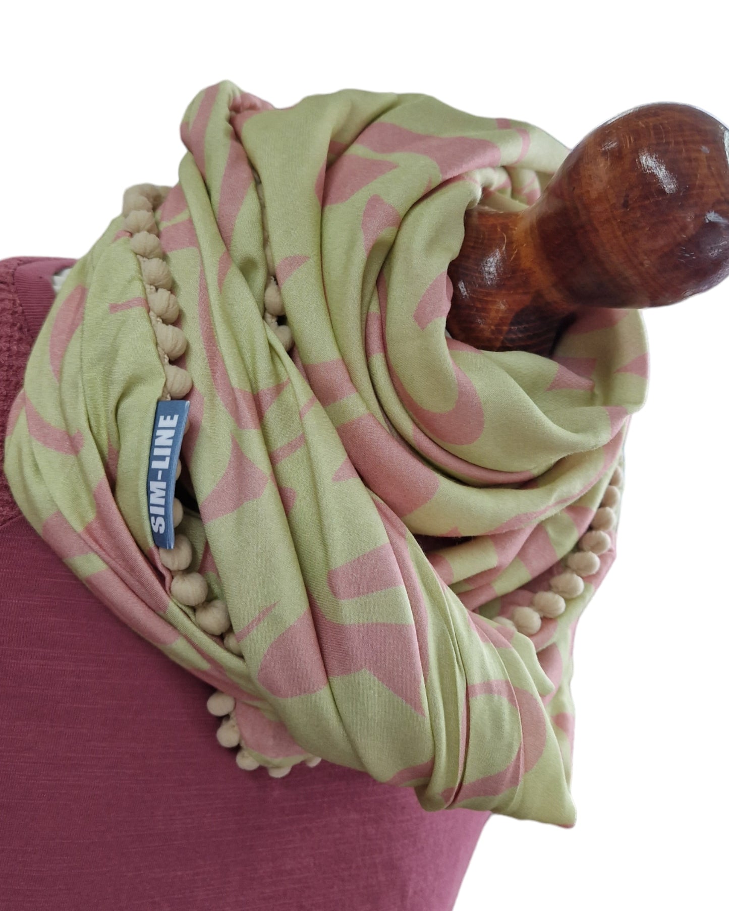 Dreieckstuch Damen Annika, Schal Damen, vanille, rosa