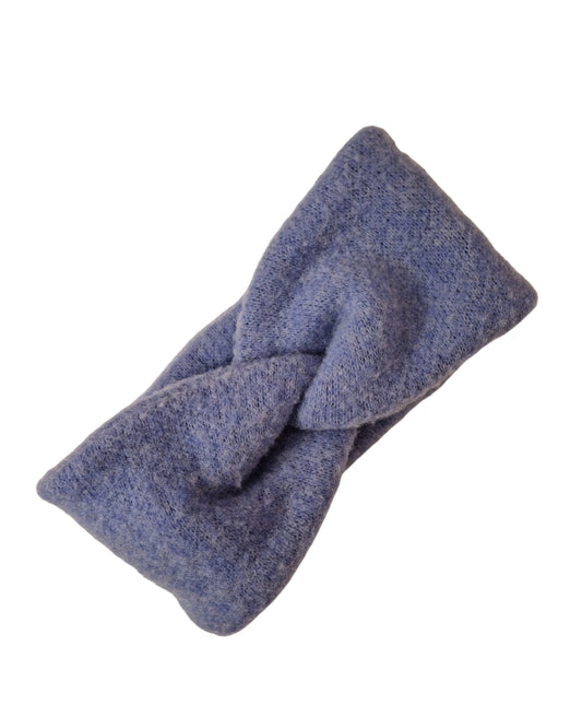 Stirnband im Wollfleece, jeansblau