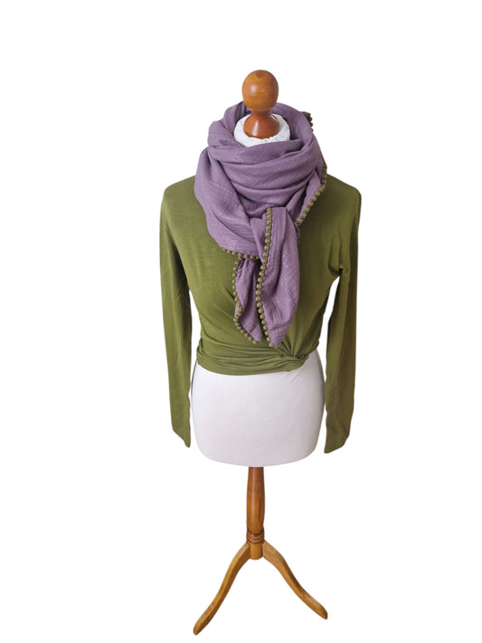 Dreieckstuch Damen Elodie, Schal Damen, glitzer