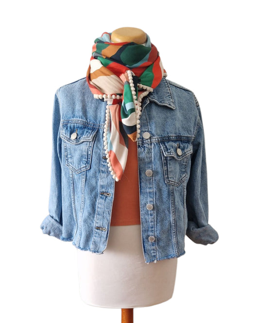 Dreieckstuch Damen Margot, Schal Damen, farbig