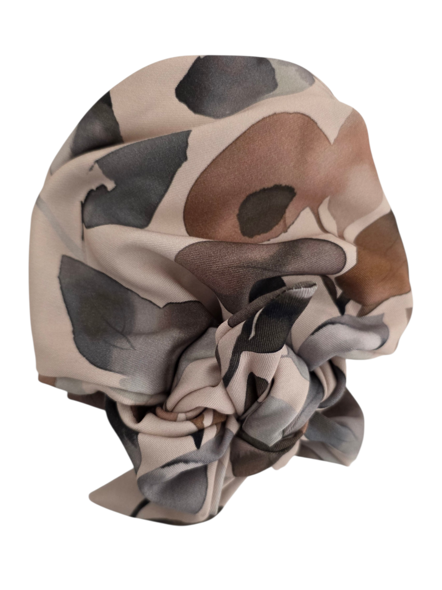 Dreieckstuch-Kleintuch Damen Fabia, Schal Damen, Blätter, beige, grau, braun
