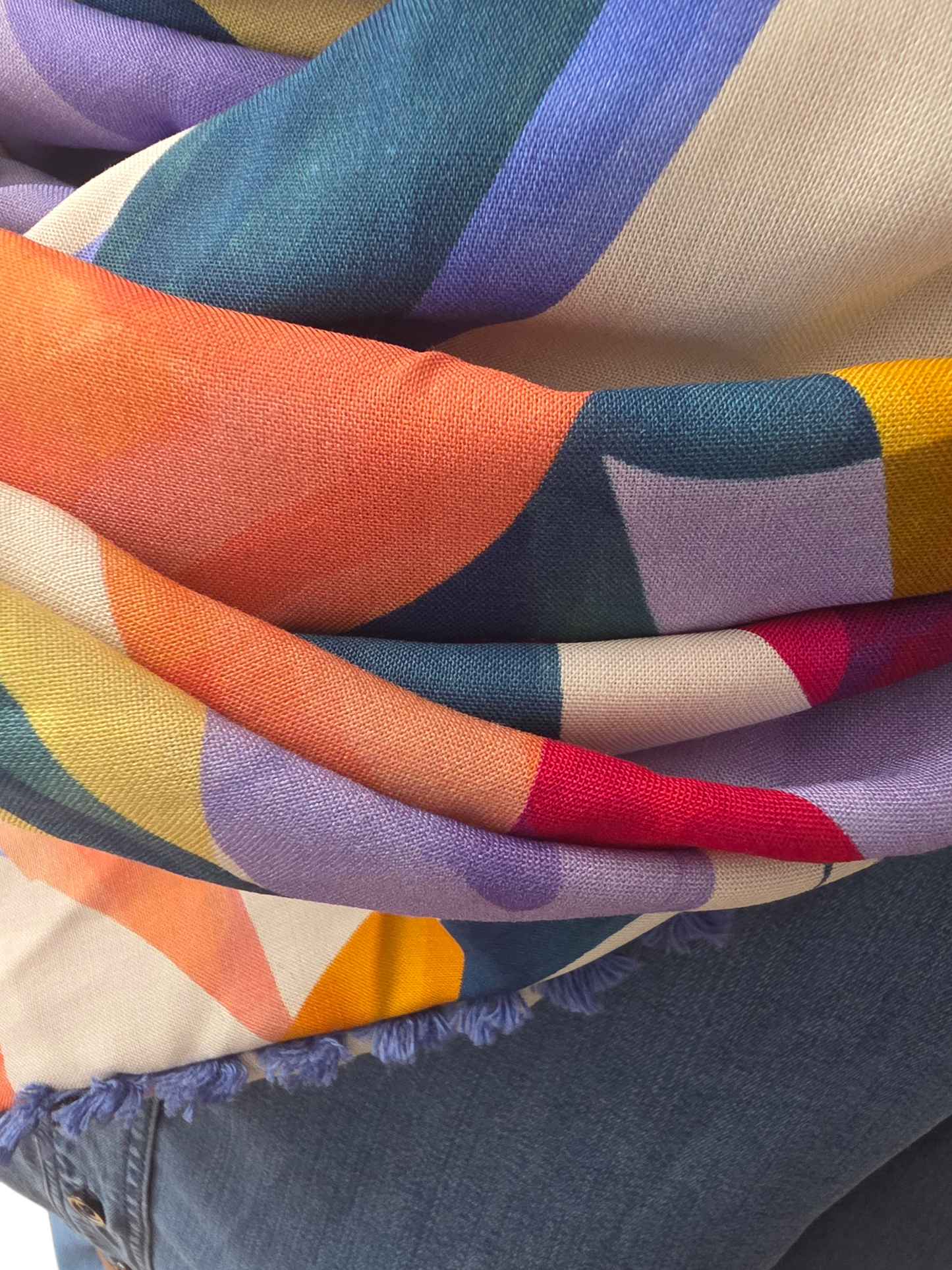 Dreieckstuch Damen Emilia, Schal Damen, farbig