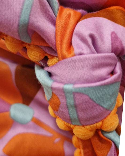 Dreieckstuch Damen, Schal Damen, pink, lila, mint, orange, braun