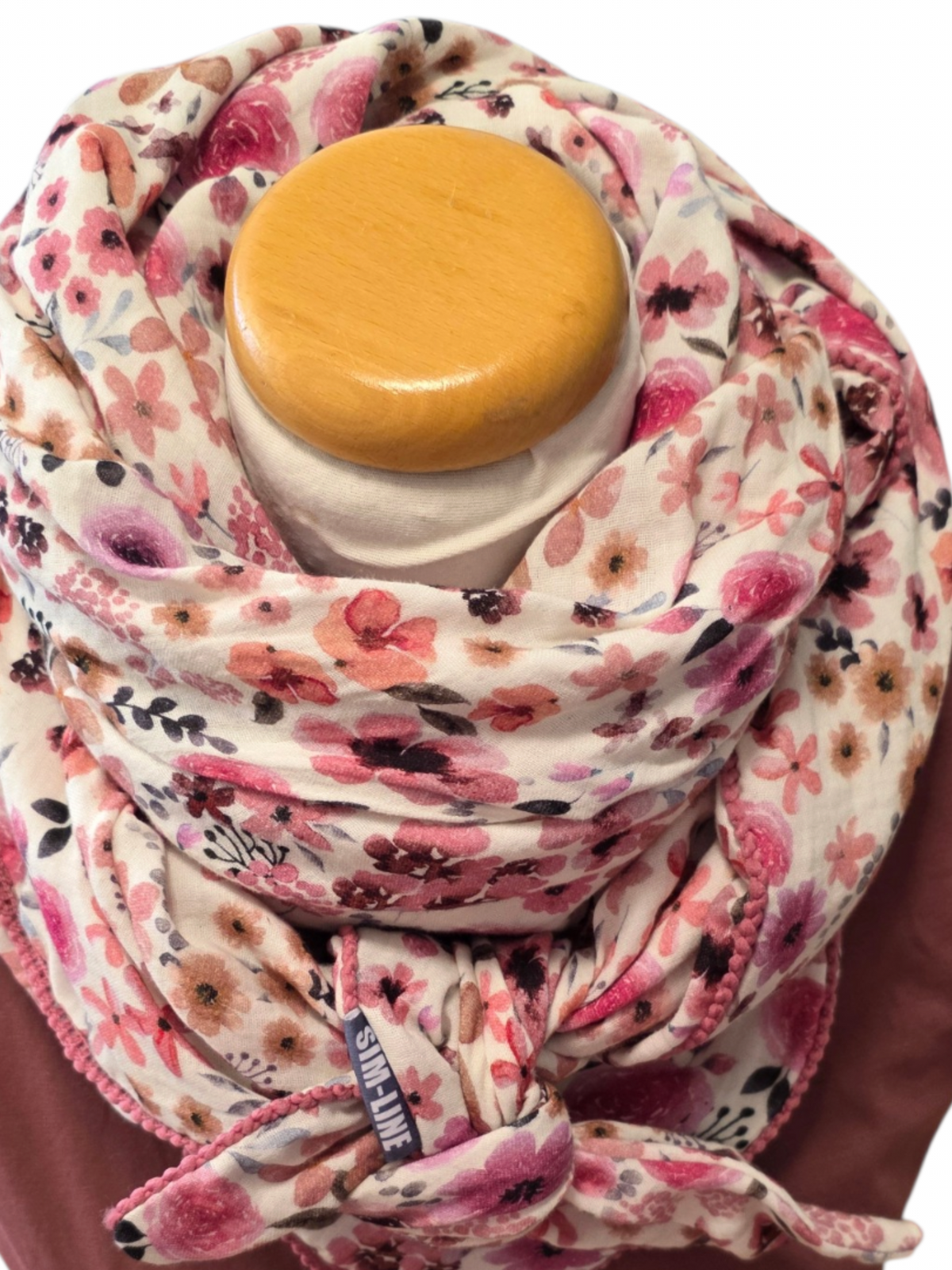 Dreieckstuch Damen Marta, Schal Damen, Musselintuch, Blumen