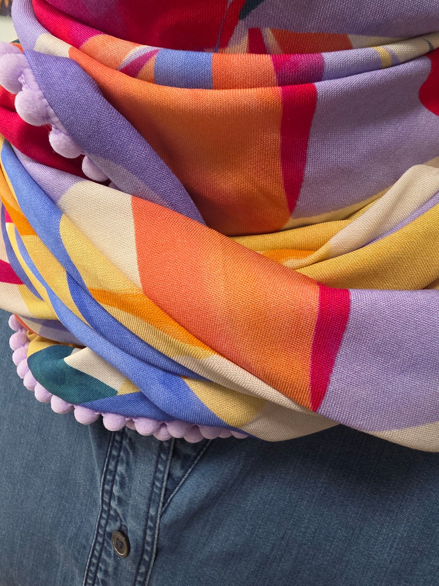 Dreieckstuch Damen Fabrizia, Schal Damen, farbig