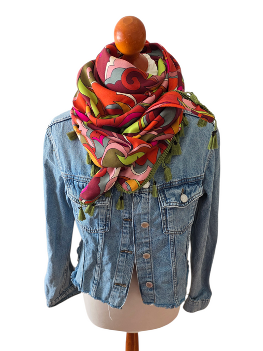 Dreieckstuch Damen Mariu', Schal Damen,  farbig