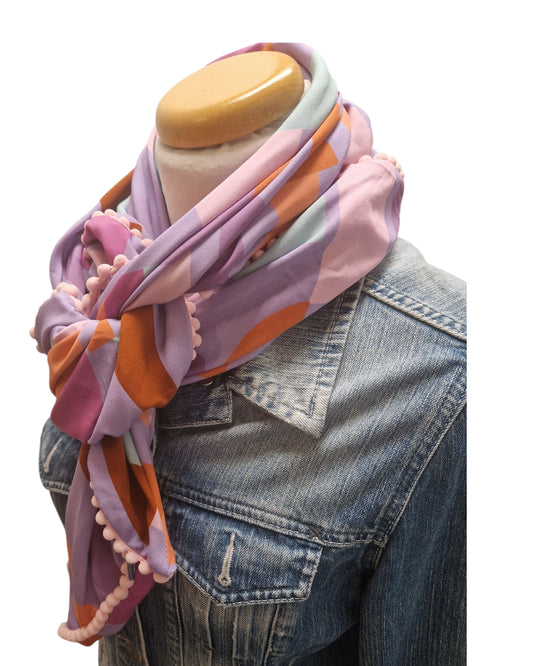 Dreieckstuch Damen Eliane,  Schal Damen, farbig,