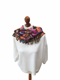 Dreieckstuch Damen Allegra, Schal Damen, farbig, pink, rosa, olivegrün, orange, hellgrün, hellblau