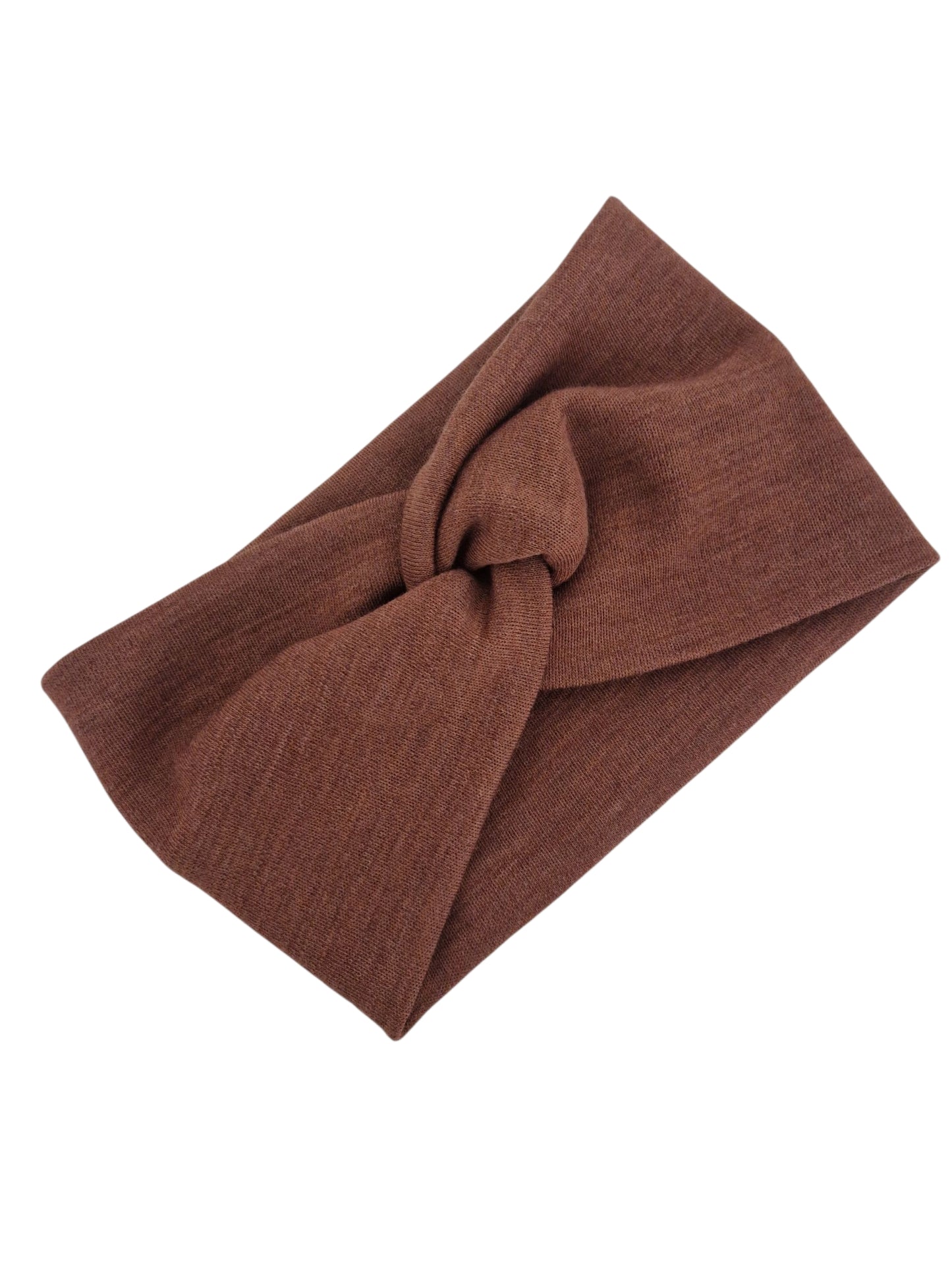 Stirnband aus 100 % Merino Wolle, altrosa