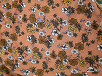 Dreieckstuch Damen Marisa, Schal Damen, blassorange, lila, weiss, braun