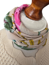 Dreieckstuch-Kleintuch Ilary, beige, mint, pink