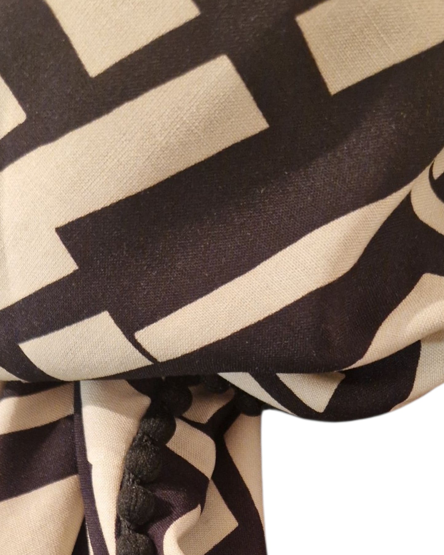 Dreieckstuch Damen Blake, Schal Damen, beige, schwarz