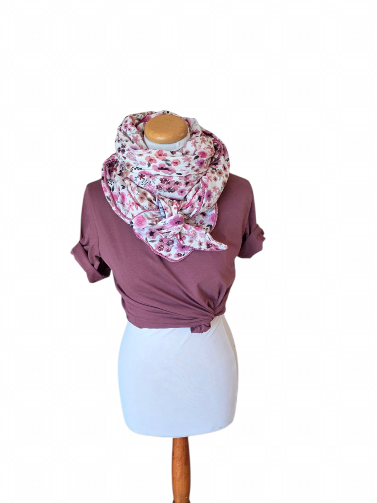 Dreieckstuch Damen Marta, Schal Damen, Musselintuch, Blumen