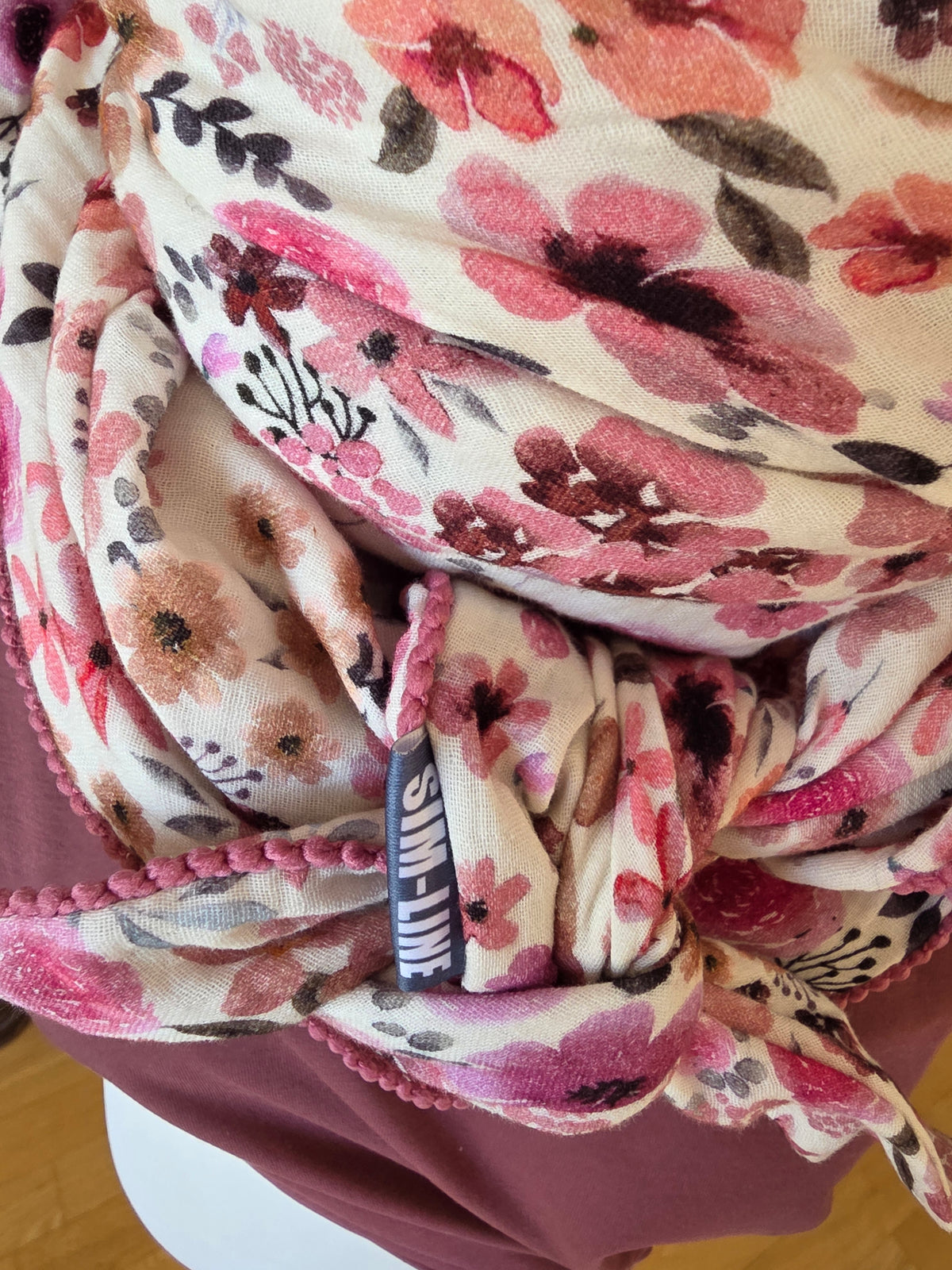 Dreieckstuch Damen Marta, Schal Damen, Musselintuch, Blumen