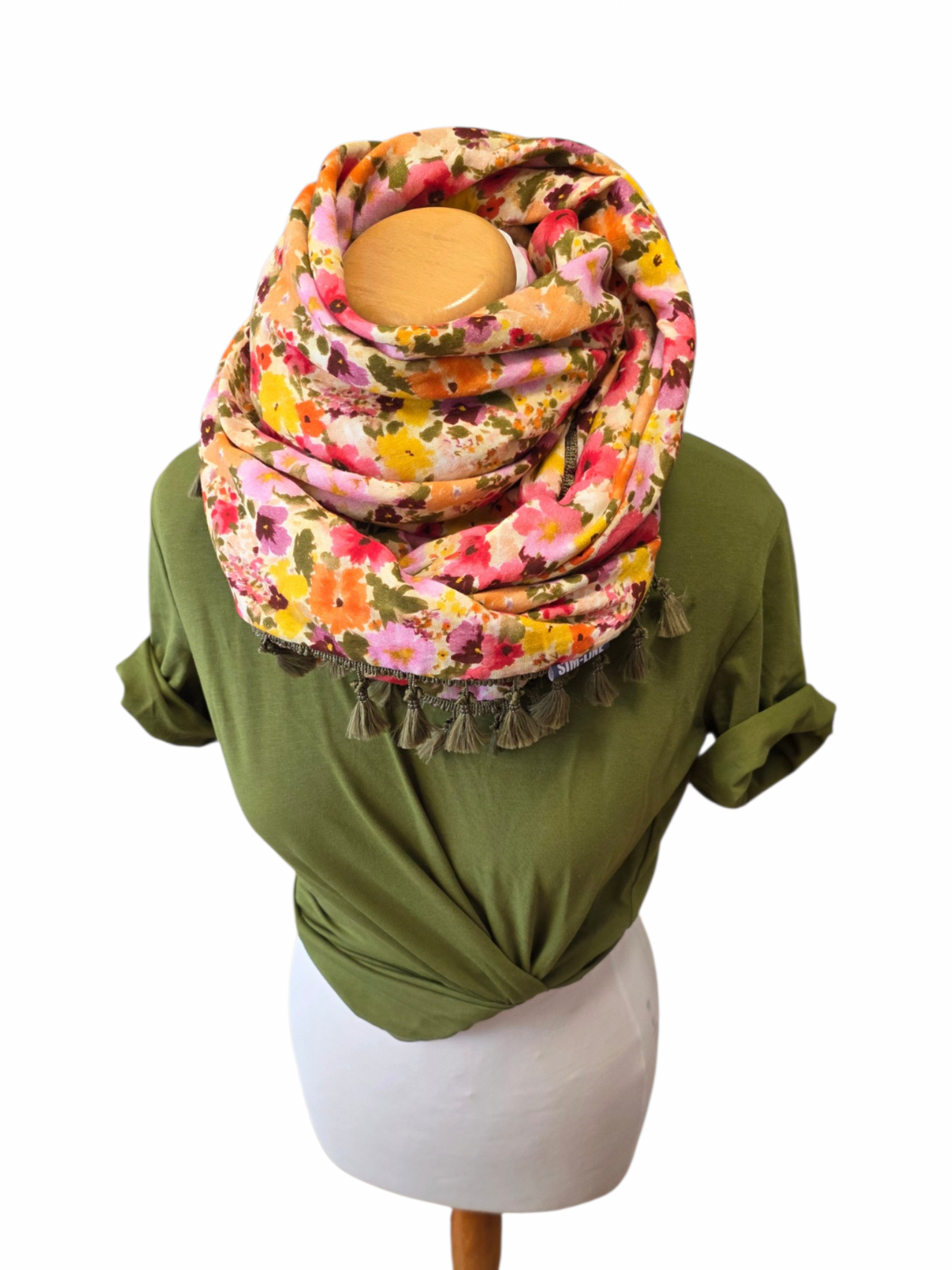 Dreieckstuch Damen Paloma, Schal Damen,  Musselintuch,  Blumen