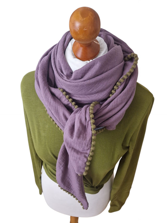 Dreieckstuch Damen Elodie, Schal Damen,  glitzer