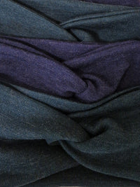 Stirnband aus 100 % Merinowolle, dunkelblau blau